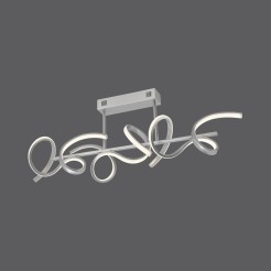 19032-21 CURLS LAMPA SUFITOWA SREBRNY