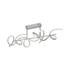19032-21 CURLS LAMPA SUFITOWA SREBRNY