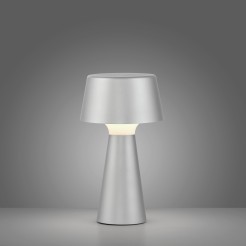 19260-21 ABERA LAMPA STOŁOWA/ZEWNĘTRZNA SREBRNY
