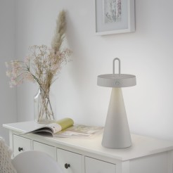 19302-40 ALWA LAMPA STOŁOWA/ZEWNĘTRZNA SZARY