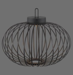 19305-18 AKUBA LAMPA STOŁOWA/ZEWNĘTRZNA BEZPRZEWODOWA CZARNY