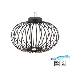 19305-18 AKUBA LAMPA STOŁOWA/ZEWNĘTRZNA BEZPRZEWODOWA CZARNY