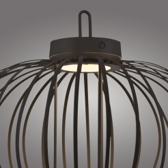 19305-18 AKUBA LAMPA STOŁOWA/ZEWNĘTRZNA BEZPRZEWODOWA CZARNY