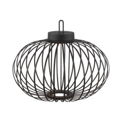 19305-18 AKUBA LAMPA STOŁOWA/ZEWNĘTRZNA BEZPRZEWODOWA CZARNY