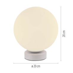 22071-16 LOLASMART-BOLO LAMPA STOŁOWA BIAŁY
