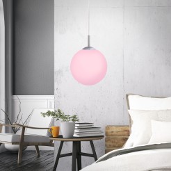 22073-55 LOLASMART-BOLO LAMPA WISZĄCA SREBRNY