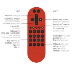 22073-55 LOLASMART-BOLO LAMPA WISZĄCA SREBRNY
