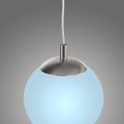 22073-55 LOLASMART-BOLO LAMPA WISZĄCA SREBRNY