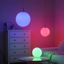 22073-55 LOLASMART-BOLO LAMPA WISZĄCA SREBRNY