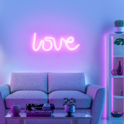 85021-87 NEON-LOVE KINKIET RÓŻOWY