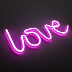 85021-87 NEON-LOVE KINKIET RÓŻOWY