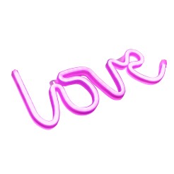 85021-87 NEON-LOVE KINKIET RÓŻOWY