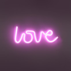 85021-87 NEON-LOVE KINKIET RÓŻOWY