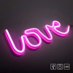 85021-87 NEON-LOVE KINKIET RÓŻOWY
