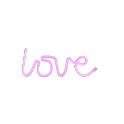 85021-87 NEON-LOVE KINKIET RÓŻOWY