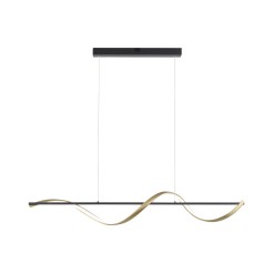 2385-13 Q-SWING LAMPA WISZĄCA MATOWY MOSIĄDZ/ANTRACYT