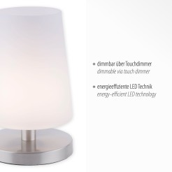4146-55 SONJA LAMPA STOŁOWA STALOWY