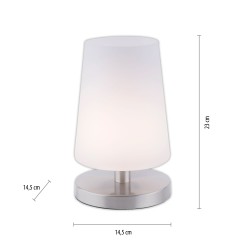 4146-55 SONJA LAMPA STOŁOWA STALOWY