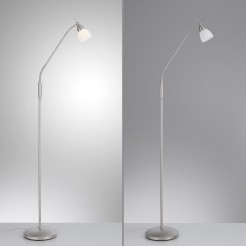 400-55 PINO LAMPA PODŁOGOWA SREBRNY