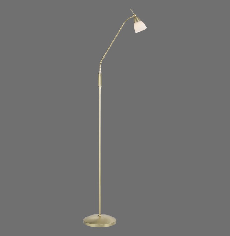 400-60 PINO LAMPA PODŁOGOWA MATOWY MOSIĄDZ