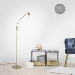 400-60 PINO LAMPA PODŁOGOWA MATOWY MOSIĄDZ