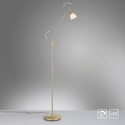 400-60 PINO LAMPA PODŁOGOWA MATOWY MOSIĄDZ