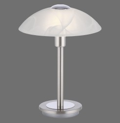 4026-55 ENOVA LAMPA STOŁOWA SREBRNY