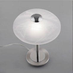 4026-55 ENOVA LAMPA STOŁOWA SREBRNY