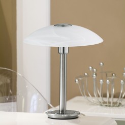 4026-55 ENOVA LAMPA STOŁOWA SREBRNY