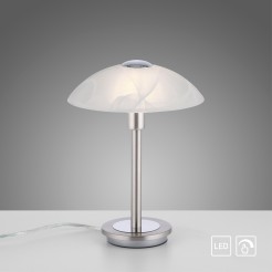 4026-55 ENOVA LAMPA STOŁOWA SREBRNY