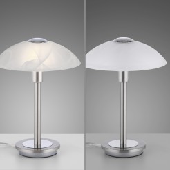 4026-55 ENOVA LAMPA STOŁOWA SREBRNY