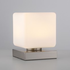 4036-55 DADOA LAMPA STOŁOWA SREBRNY