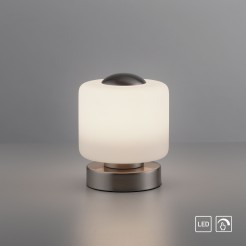 4037-55 BOTA LAMPA STOŁOWA SREBRNY