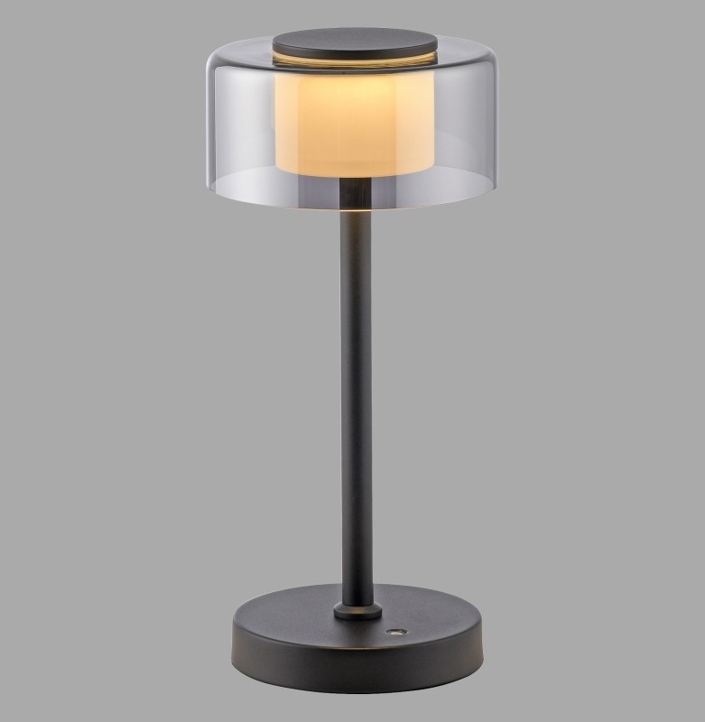 4111-18 RIKA LAMPA STOŁOWA CZARNY/SMOKY
