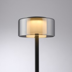 4111-18 RIKA LAMPA STOŁOWA CZARNY/SMOKY