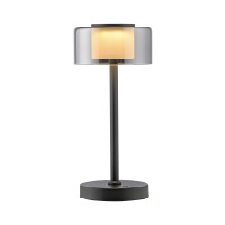 4111-18 RIKA LAMPA STOŁOWA CZARNY/SMOKY