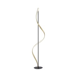438-13 Q-SWING LAMPA PODŁOGOWA ANTRACYT/ZŁOTY
