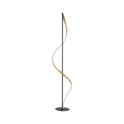 438-13 Q-SWING LAMPA PODŁOGOWA ANTRACYT/ZŁOTY