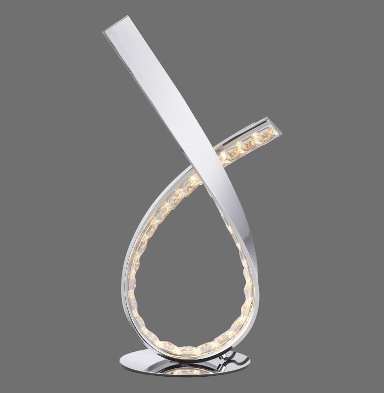 4391-17 BRILLA LAMPA STOŁOWA CHROM
