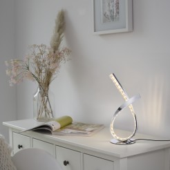 4391-17 BRILLA LAMPA STOŁOWA CHROM