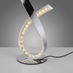 4391-17 BRILLA LAMPA STOŁOWA CHROM