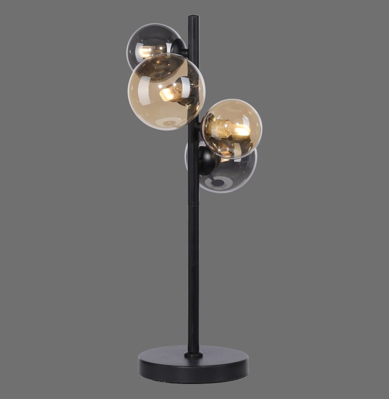 4585-18 POPSICLE LAMPA STOŁOWA SMOKY/BURSZTYN