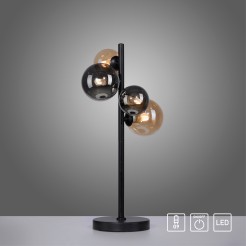 4585-18 POPSICLE LAMPA STOŁOWA SMOKY/BURSZTYN