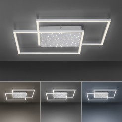6024-55 YUKI LAMPA SUFITOWA STALOWY