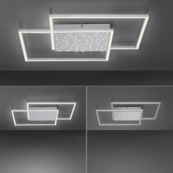 6024-55 YUKI LAMPA SUFITOWA STALOWY