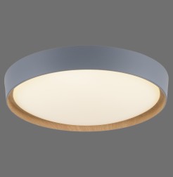 6118-15 Q-EMILIA LAMPA SUFITOWA SZARY