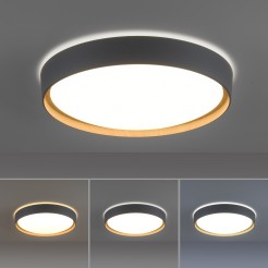 6118-15 Q-EMILIA LAMPA SUFITOWA SZARY