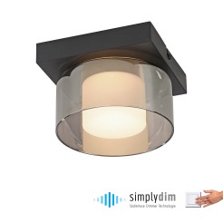 6162-18 RIKA LAMPA SUFITOWA CZARNY