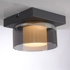 6162-18 RIKA LAMPA SUFITOWA CZARNY