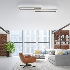 6231-55 PAAN LAMPA SUFITOWA SREBRNY